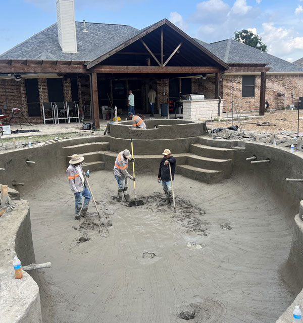 outdoor living pool design dfw